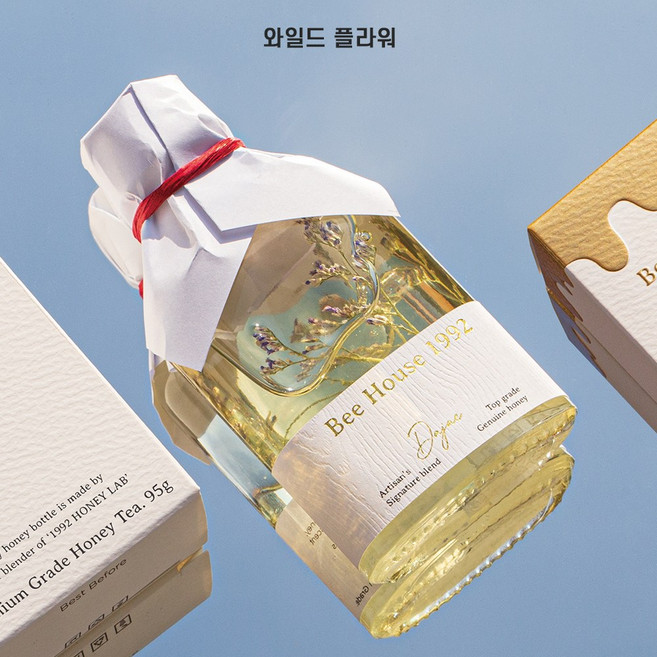 비하우스1992 꿀 답례품 허니티 결혼식 돌잔치 결혼 웨딩 조문 선물 1박스, 1개