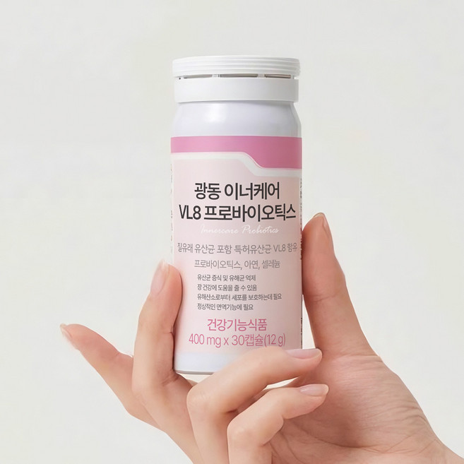 광동 여성 질 유산균 이너케어 특허 질유산균, 4박스, 30정