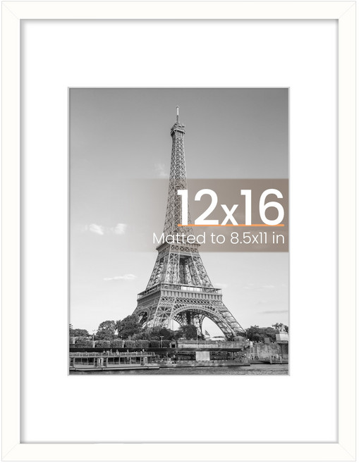 upsimples 베이직 프레임 인테리어 사진 액자 PVC, 1개, 화이트