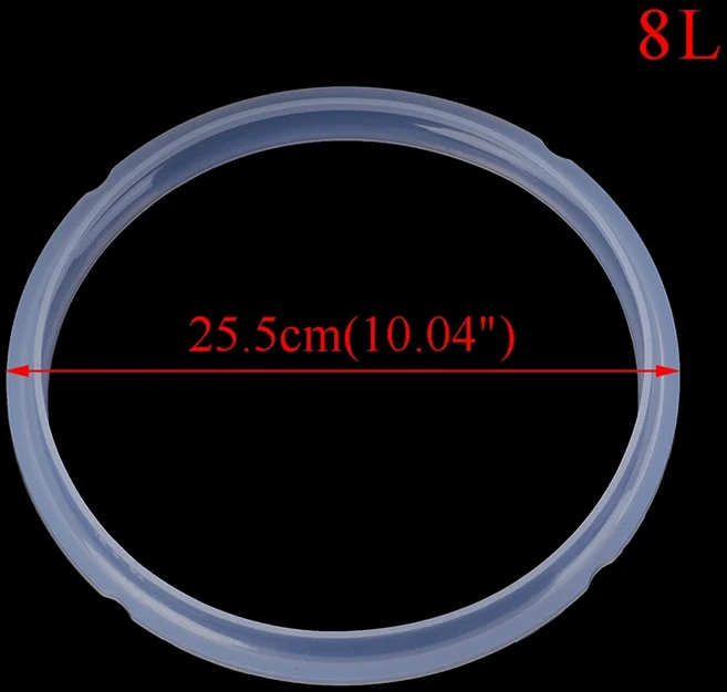 전기 압력 밥솥 밀봉 링 실리콘 가스켓 교체 17.5CM 25.5CM, [04] 8L, 1개