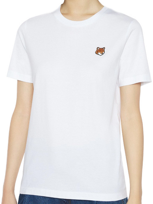 메종키츠네 여성 폭스헤드 반팔티 PW00113KJ7026 P100