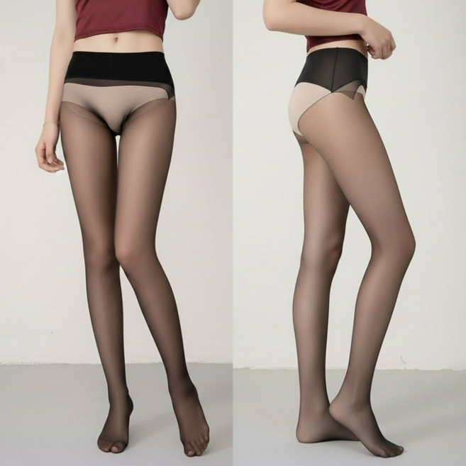 고트 에어핏 와이드밴드 0데니아 노라인 팬티스타킹 2매