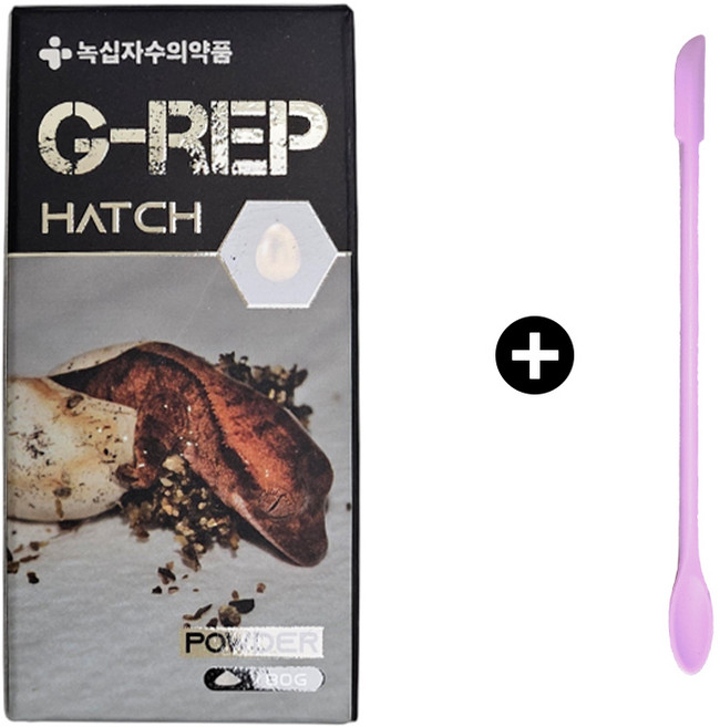 G-Rep 해치 파충류 산란 보조 영양제 스푼 증정, 1개, 80g