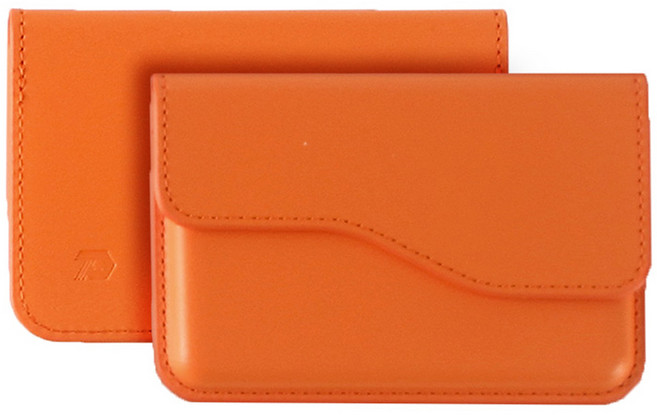 로멜다 피오렌티나 맥세이프 카드 지갑, 오렌지, 1개, 오렌지