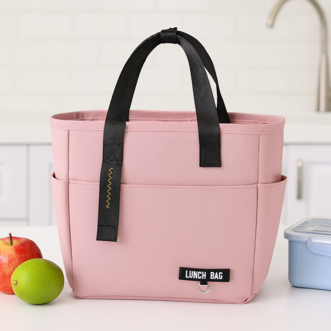 보네아 프레쉬쿨 런치백 보온 보냉가방 피크닉 쿨러백 도시락가방, P01핑크, 1개