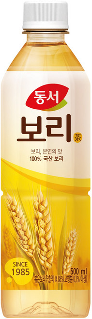 동서 보리차 500mLx16병/100%국산보리차/무배, 500ml, 16개