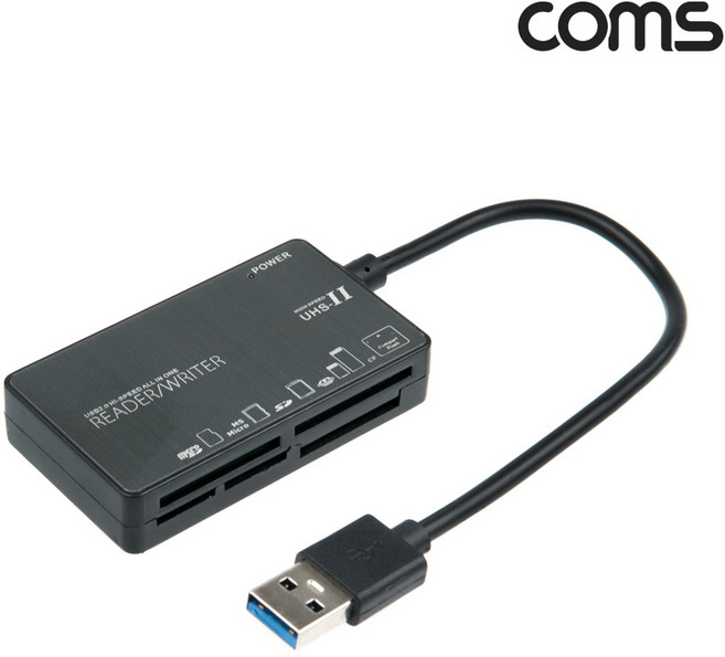 USB 2.0 카드리더기(외장형) All in 1 (SD / Micro SD / CF / MS / TF) 멀티 카드리더, 상세페이지 참조, 상세페이지 참조, 1개