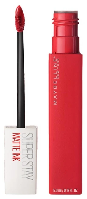 메이블린 뉴욕 슈퍼스테이 리퀴드 립잉크 매트 립스틱, 220 Ambitious 엠비셔스, 1개 - 쿠팡