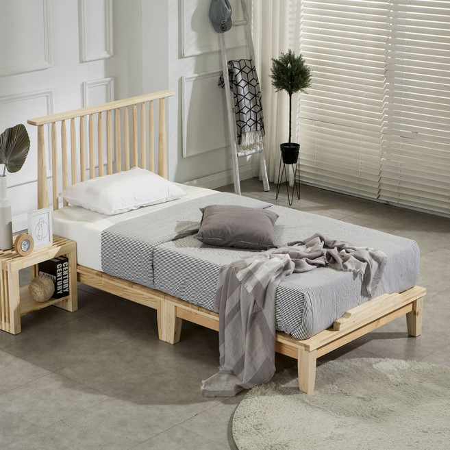 평상형 원목 침대 프레임 711-2슈퍼(SS) 퀸(Q), 퀸(Q)킹(K) 프레임만