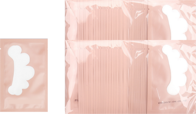 다있뷰 꽃잎 속눈썹연장 아이패치(1쌍) 100개, 1쌍 100개