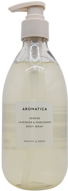 아로마티카 서렌 바디워시 라벤더 & 마조람 500ML 대용량 바디 클렌져 바디샤워 샤워젤 바디워시추천, 1개