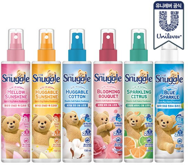 [스너글] 섬유탈취제 블루스파클 프레시플러스, 블루스파클 프레시 플러스, 3개, 150ml