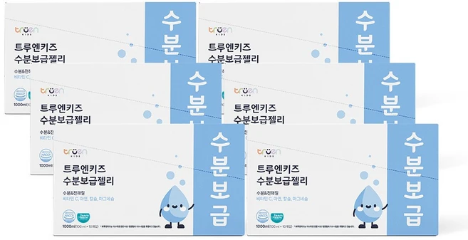 트루엔키즈 수분보급젤리, 10개, 6박스 - 쿠팡