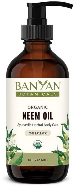 Banyan Botanicals 유기농 님 오일 – 쿨링 및 진정 가 있는 아유르베다 - 하고 빛나는 피부 226.8g(8온스) GMO 프리 지속 가능한 공급된 아비앙가 마사지, 8 Fl Oz (Pack of 1) - 쿠팡