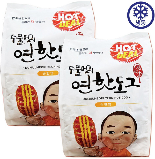 트레이더스 두물머리 연핫도그, 2개, 720g