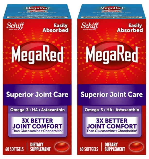 미국 코스트코 쉬프 메가레드 슈페리어 조인트 케어 60 소프트젤, 2개, 60회분 - 쿠팡