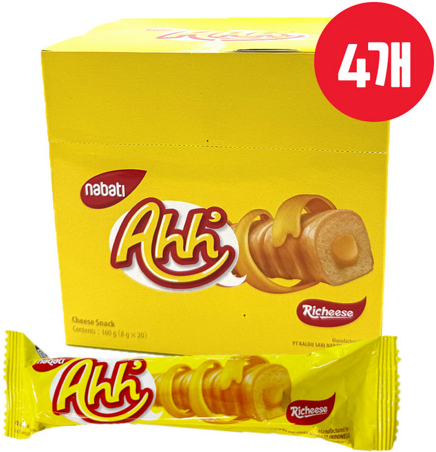 리치즈 아하 160g (8g*20개입), 4개