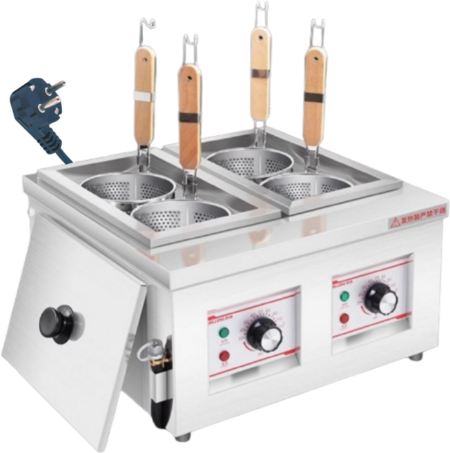 허니앤버니 업소용 해면기 삶는 기계 면탕기 면 우동 국수 전기, 뉴업그레이드 4구 모델