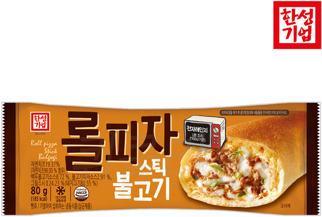 본사직영 한성기업 롤피자스틱 불고기, 80g, 6개