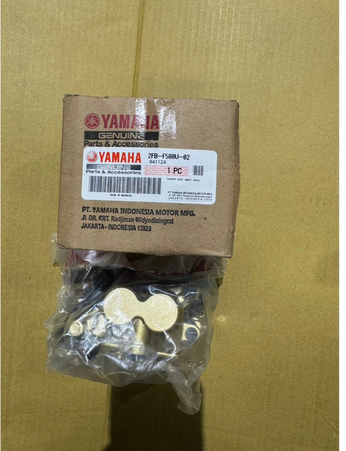 YAMAHA R15 V3倒叉版 前卡鉗總成 金色 2FB-F580U-02, 1個