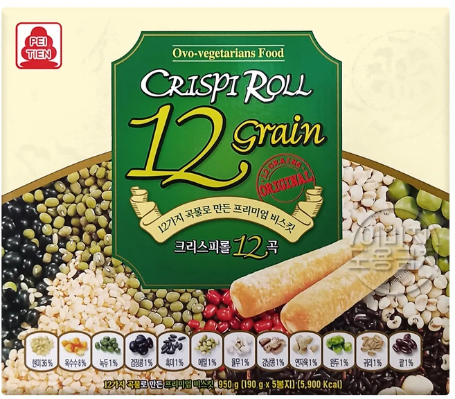 코스트코 크리스피롤 12곡 곡물과자, 뉴 초이스 미니 크리스피롤 12곡 950g 과자 코스트, 95개, 10g, 95개 - 쿠팡