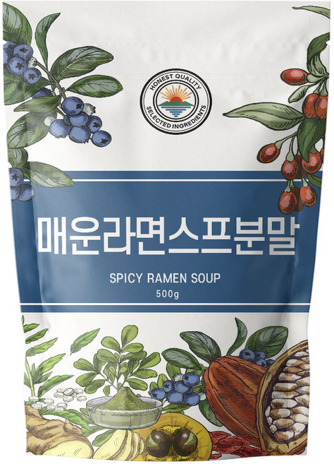 해나식품 매운맛 라면스프 분말 가루 500g, 1개