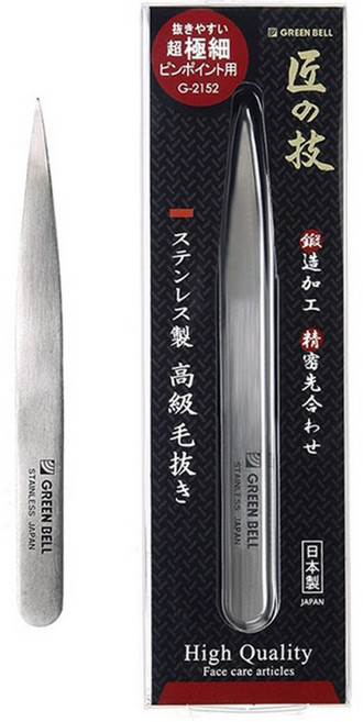 그린벨 타쿠미 인그로운헤어 핀셋 족집게 G-2152, 1개