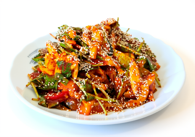 간재미 가오리 야채 회무침 1kg 야채포함 캠핑 밀키트 2-3인분 창원맛집 진해 동부회센타, 1개
