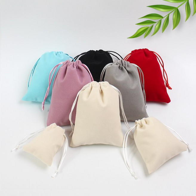 벨벳 스트링 파우치 주얼리 악세사리 보관함