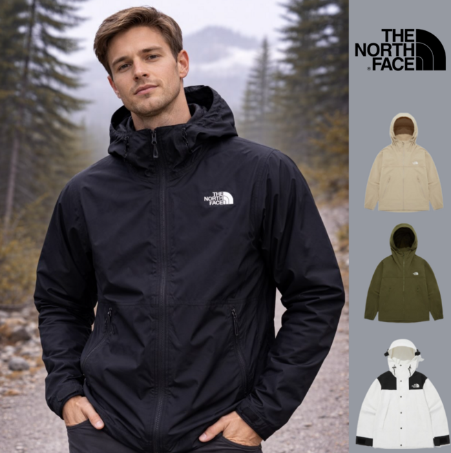 노스페이스 남성 바람막이 자켓