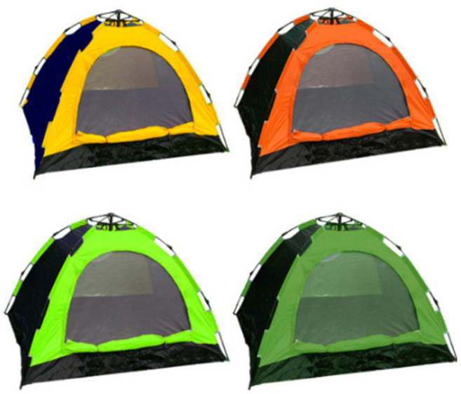 [기타]우산형 접이식 원터치 텐트 간편 편리, 연두초록