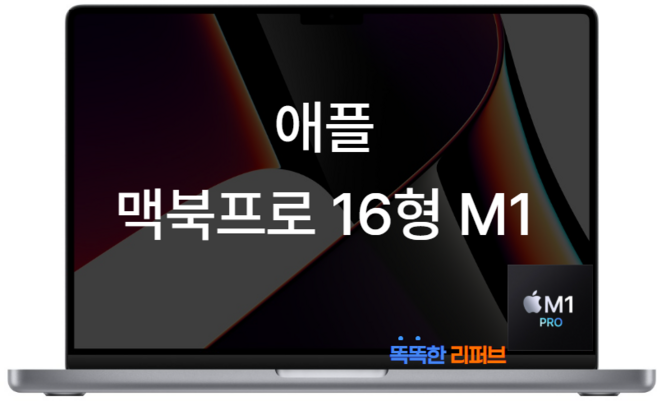 2021 맥북프로16 M1 Pro 노트북, A급(생활기스 및 약 사용감), MAC OS, 16GB, 512GB, 스페이스그레이