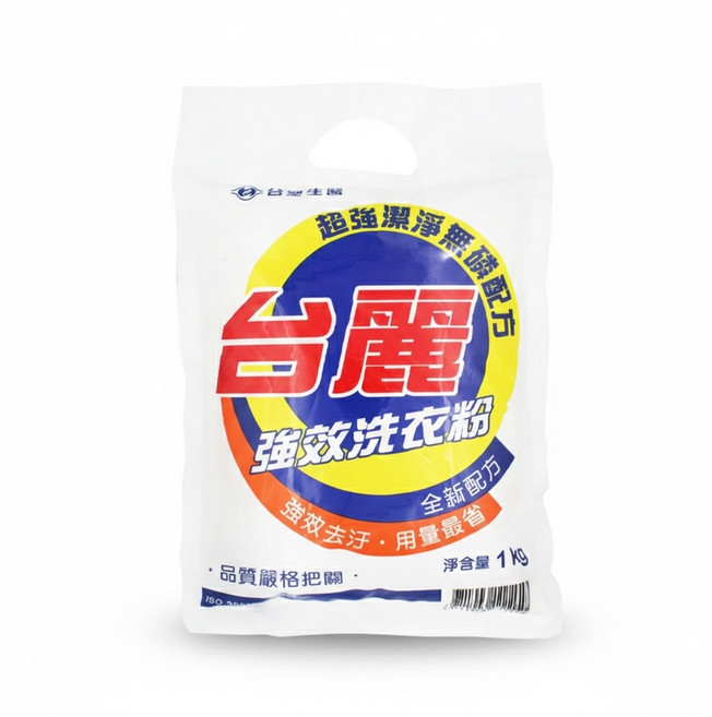 台麗 強效洗衣粉 1kg 無磷配方, 1個, 台麗洗衣粉1kg