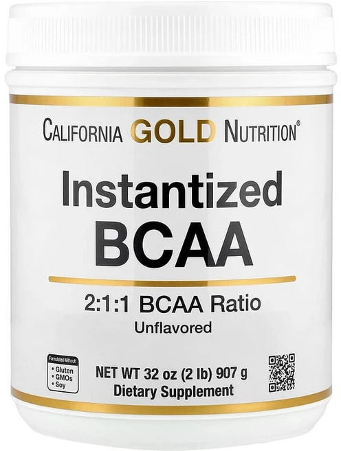 California Gold Nutrition 인스턴트 BCAA 분말 L-류신 L-아이소류신 L-발린 함유 무맛 907g(2lb) LKN-01968, 1 - 쿠팡