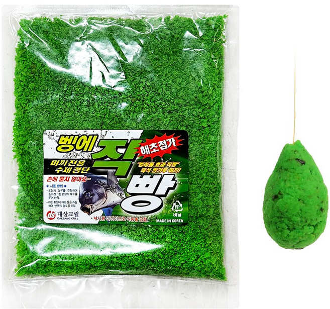 대상크릴 짜서 쓰는 벵에 직빵 벵에돔 미끼전용 수제 즉석 경단 집어제 빵가루 경단 파레 벵에미끼 벵에경단 벵에돔미끼 낚시경단, 1개, 140g