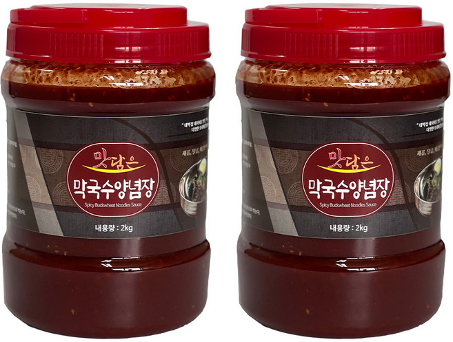 맛담은 막국수양념장 2kg 단품, 2개