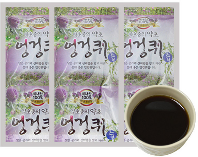 100% 국내산 엉겅퀴 즙 진액 물 엑기스 밀크씨슬 액기스 흥부부, 30개, 100ml