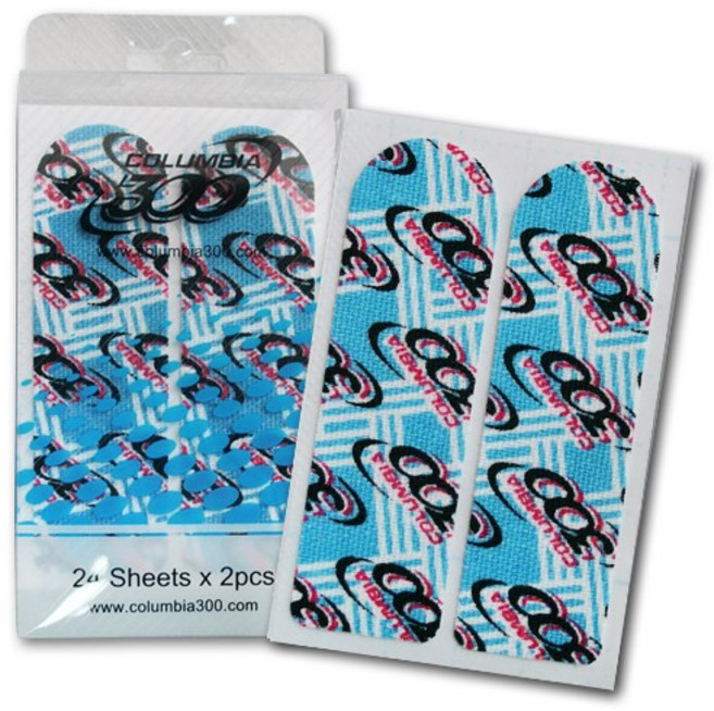 콜롬비아300 프리컷 테잎 (2.5cm/48ea) 볼링테이프 엄지테이프 볼링용품, 2.5cm/블루