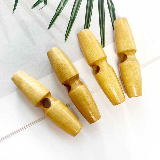 헤세드 4p) 6cm 1구 앵글 떡볶이단추 토글단추 코트단추, 4개, 카멜