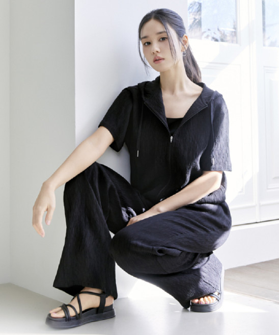 매장정품 셀렙샵에디션 CELEBSHOP EDITION SS 플리츠 반팔 셋업 2053457565 132475