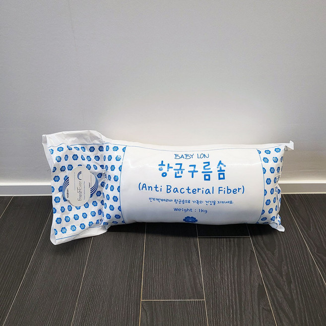 다솜 항균구름솜 1kg, 1개, 흰색