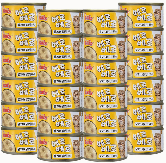 더캣츠 베로베로 캔 고양이간식, 24개