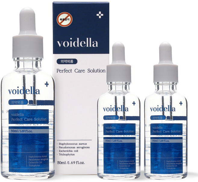 의약외품 보이델라 퍼펙트 케어 솔루션 피부 곰팡이균 살균, 50ml, 3개, 1개입