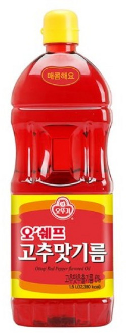 오뚜기 오쉐프 고추맛기름, 1.5L, 1개