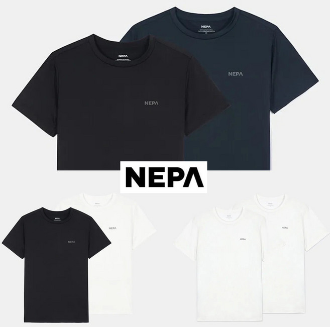 8위 - 네파 25SS 1+1 대박 아이템/여름시즌 꿀템/대량입고완료/매장강추/공용 데일리팩 기능성 티셔츠(2PACK