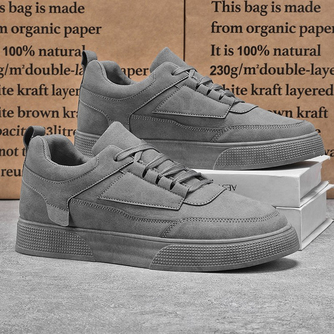 XVWO 대형 남성 스니커즈 운동화 통기성 캐주얼 트렌디 두꺼운 바닥 신발