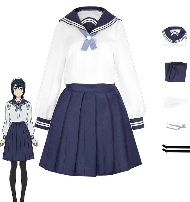 주술회전 아마나이 리코 코스프레 의상 교복 세락복