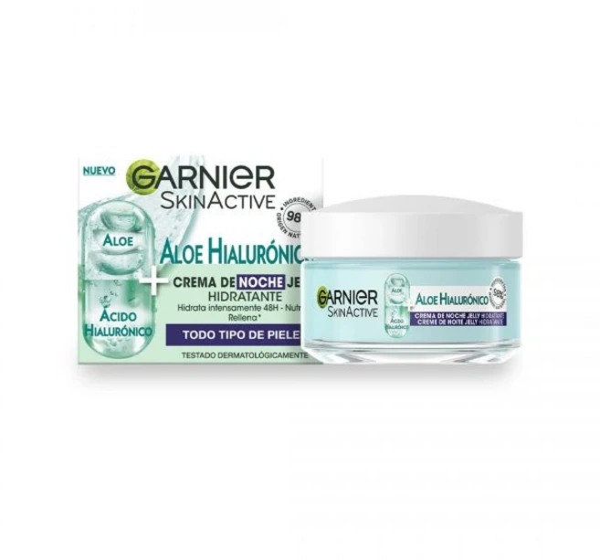 Garnier 가르니에 스킨액티브 나이트 크림 히알루론산과 알로에 베라 50ml, 1개 - 쿠팡