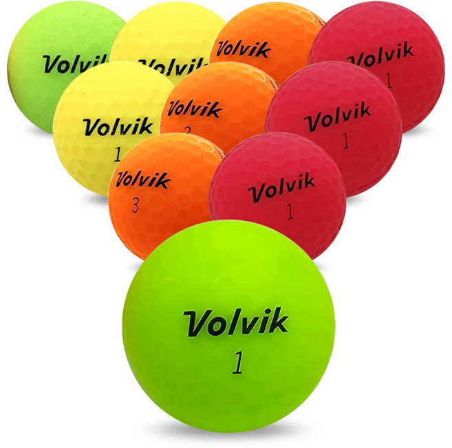 나이스골프 볼빅비비드 컬러 A+급 로스트볼, 1개, 10개