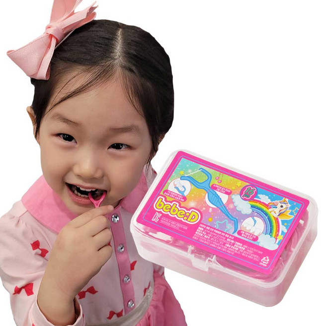 [강남엄마x치과의사] 베베디 찌꺼기 박멸 갈고리Y 치실, 16개입, 1박스